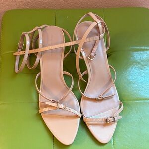 Rebecca Minkoff nude patent leather  Strappy Heels